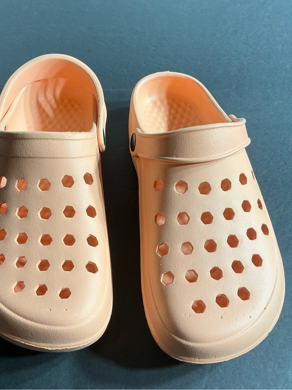 Kids Peach Comfort Clogs - Lightweight Slip-On Shoes